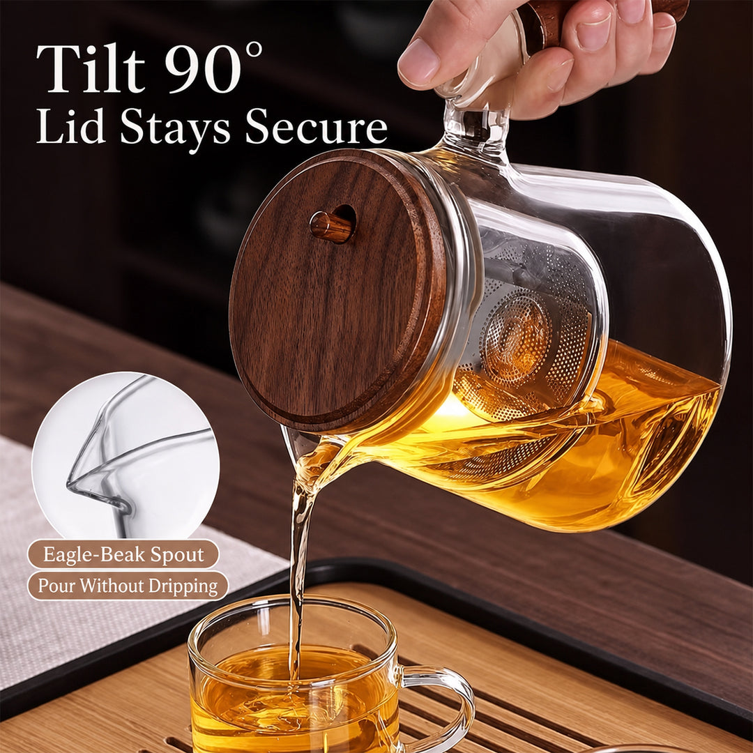 Glass Tea Set with Tea-Water Separation-iTree · Vital Tea