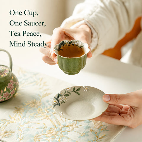Spring Daisy Tea Cup