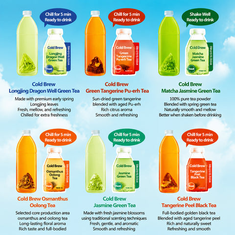 Whole Leaf Tea Bags – Hot & Cold Brew, Sugar Free