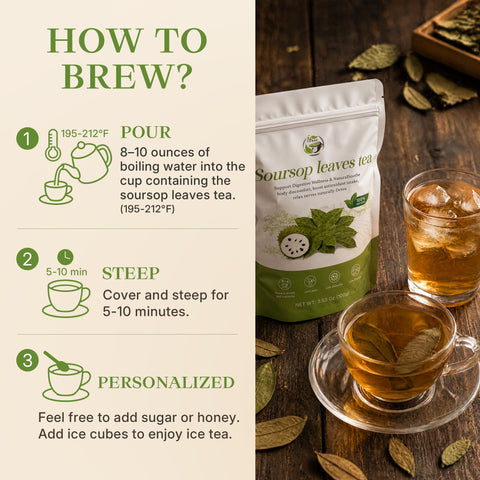 Soursop leaves tea