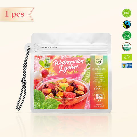 Watermelon Lychee Fruit Tea