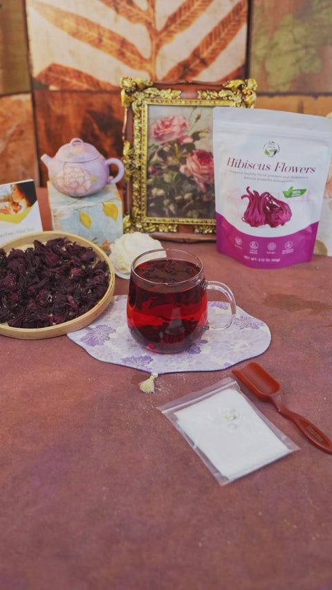 Natural Hibiscus Flowers Herbal Tea
